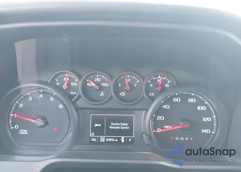 2020 Chevrolet Silverado 4Wd Short Bed Custom Trail Boss z USA, uszkodzony, nr VIN 1GCPYCEF9LZ163221